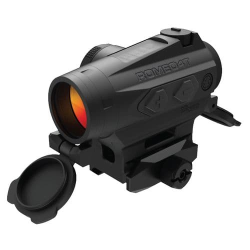 Sig Sauer Electro-Optics SOR43031 Romeo4T MSR/Shotguns/Handguns 1x20mm 2 MOA Red Illuminated Ballistic Circle/Dot Black Anodized Solar Sig Sauer Electro-Optics SOR43031 Romeo4T MSR/Shotguns/Handguns 1x20mm 2 MOA Red Illuminated Ballistic Circle/Dot Black Anodized Solar