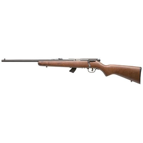 Savage Arms 50702 Mark II GL 22 LR 10+1 Cap 19" Matte Blued Rec/Barrel Satin Hardwood Stock Left Hand (Youth) with AccuTrigger Savage Arms 50702 Mark II GL 22 LR 10+1 Cap 19" Matte Blued Rec/Barrel Satin Hardwood Stock Left Hand (Youth) with AccuTrigger