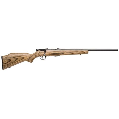 Savage Arms 25700 Mark II BV 22 LR 5+1 Cap 21" HB Matte Blued Rec/Barrel Natural Brown Laminate Stock Right Hand (Full Size) with AccuTrigger Savage Arms 25700 Mark II BV 22 LR 5+1 Cap 21" HB Matte Blued Rec/Barrel Natural Brown Laminate Stock Right Hand (Full Size) with AccuTrigger