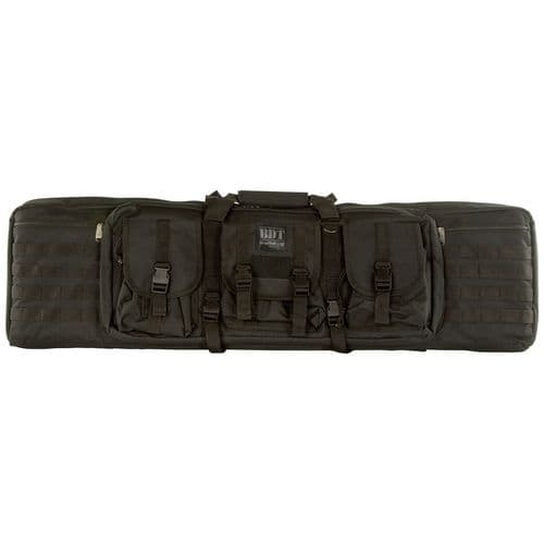 Bulldog BDT40-37B Tactical Single Rifle Case 37" Black with 3 Accessory Pockets & Deluxe Padded Backstraps Lockable Zippers Bulldog BDT40-37B Tactical Single Rifle Case 37" Black with 3 Accessory Pockets & Deluxe Padded Backstraps Lockable Zippers