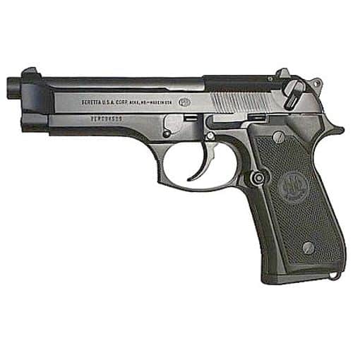 Beretta USA J92F300 92FS 9mm Luger 4.90" 10+1 Black Bruniton Steel Slide Black Polymer Grip (Made in USA) Beretta USA J92F300 92FS 9mm Luger 4.90" 10+1 Black Bruniton Steel Slide Black Polymer Grip (Made in USA)