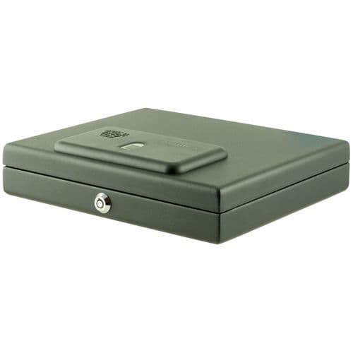 Bulldog BD4055B Magnum Top Load Vault Fingerprint ID Entry Black Powder Coat Steel Holds 1 Handgun 11.50" x 9.75" x 2.50" Bulldog BD4055B Magnum Top Load Vault Fingerprint ID Entry Black Powder Coat Steel Holds 1 Handgun 11.50" x 9.75" x 2.50"