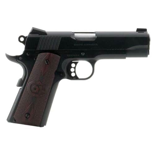 Colt Mfg O4940XE 1911 Combat Commander 45 ACP 4.25" 8+1 Blued Blued Carbon Steel Slide Checkered Black Cherry G10 Grip Colt Mfg O4940XE 1911 Combat Commander 45 ACP 4.25" 8+1 Blued Blued Carbon Steel Slide Checkered Black Cherry G10 Grip