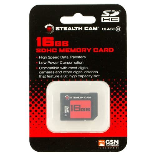 Stealth Cam STC16GB SD Memory Card  16Gb Stealth Cam STC16GB SD Memory Card  16Gb