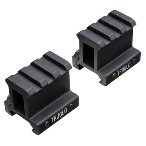 TruGlo TG-8992B Riser Mount Picatinny Black Hardcoat Anodized AR-Platform 1" Mount Height Picatinny Rail TruGlo TG-8992B Riser Mount Picatinny Black Hardcoat Anodized AR-Platform 1" Mount Height Picatinny Rail