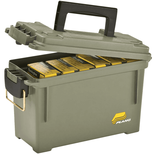 Plano 131250 Element Proof Field/Ammo Box 30 Cal OD Green Interior 9.5" x 4.25" x 6.50" Plano 131250 Element Proof Field/Ammo Box 30 Cal OD Green Interior 9.5" x 4.25" x 6.50"