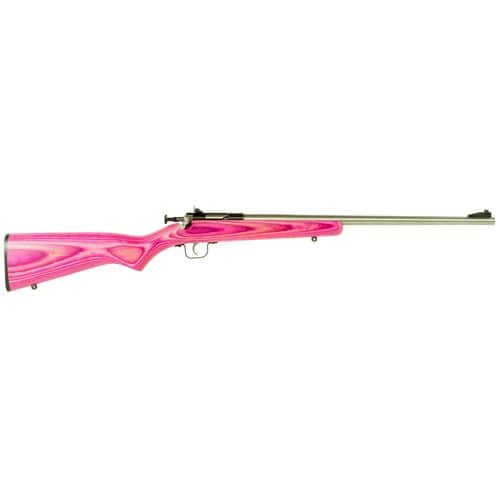 Crickett KSA2226 Crickett 22 LR 1rd 16.12" Blued Receiver Stainless Barrel Pink Laminate Stock Right Hand (Youth) Crickett KSA2226 Crickett 22 LR 1rd 16.12" Blued Receiver Stainless Barrel Pink Laminate Stock Right Hand (Youth)