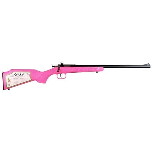 Crickett KSA2220 Crickett  22 LR 1rd 16.13" Blued Pink Synthetic Stock Right Hand (Youth) Crickett KSA2220 Crickett  22 LR 1rd 16.13" Blued Pink Synthetic Stock Right Hand (Youth)