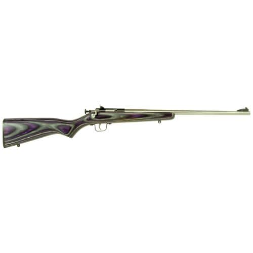 Crickett KSA2228 Crickett 22 LR 1rd 16.12" Blued Receiver Stainless Barrel Purple Laminate Right Hand (Youth) Crickett KSA2228 Crickett 22 LR 1rd 16.12" Blued Receiver Stainless Barrel Purple Laminate Right Hand (Youth)