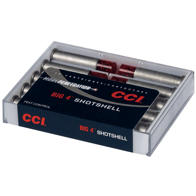 CCI Shotshell Big 4, 38 Special 357 Mag 84 grain,10 Per Box - 3714CC CCI Shotshell Big 4, 38 Special 357 Mag 84 grain,10 Per Box - 3714CC