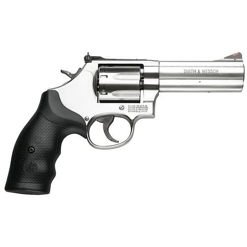 Smith & Wesson 164194 686 Plus 357 Mag 7rd 4" Stainless Steel Black Polymer Grip Smith & Wesson 164194 686 Plus 357 Mag 7rd 4" Stainless Steel Black Polymer Grip