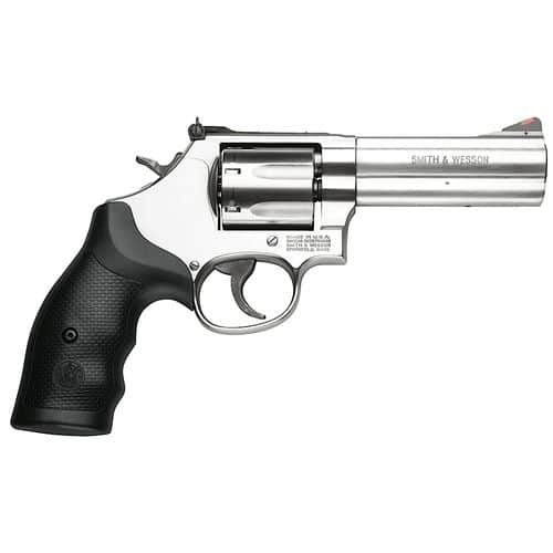Smith & Wesson 164194 686 Plus 357 Mag 7rd 4" Stainless Steel Black Polymer Grip Smith & Wesson 164194 686 Plus 357 Mag 7rd 4" Stainless Steel Black Polymer Grip