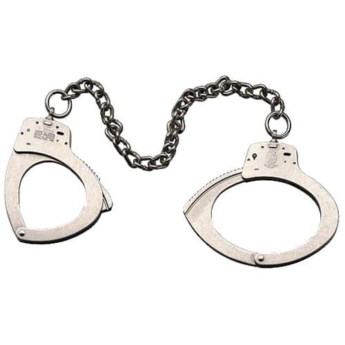 Smith & Wesson 350121 1900 Leg Iron Cuffs Nickel Smith & Wesson 350121 1900 Leg Iron Cuffs Nickel