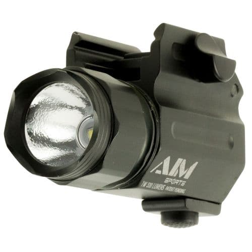 Aim Sports FQ330C Compact Weapon Light 330 Lumens White/Red Blue/Yellow Cree LED Black Anodized Aluminum Aim Sports FQ330C Compact Weapon Light 330 Lumens White/Red Blue/Yellow Cree LED Black Anodized Aluminum