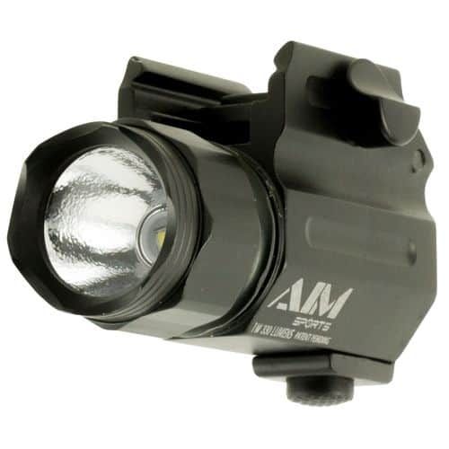 Aim Sports FQ330C Compact Weapon Light 330 Lumens White/Red Blue/Yellow Cree LED Black Anodized Aluminum Aim Sports FQ330C Compact Weapon Light 330 Lumens White/Red Blue/Yellow Cree LED Black Anodized Aluminum