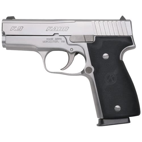Kahr Arms K9093NA K  9mm Luger 3.50" 7+1 Matte Stainless Steel Textured Wraparound Black Polymer Grip Tritium Night Sights Kahr Arms K9093NA K  9mm Luger 3.50" 7+1 Matte Stainless Steel Textured Wraparound Black Polymer Grip Tritium Night Sights