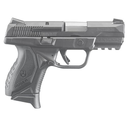 Ruger 8645 American Pistol Compact 45 ACP 3.75" 10+1 Black Black Nitride Stainless Steel Slide Black Wraparound Ergonomic Grip Ruger 8645 American Pistol Compact 45 ACP 3.75" 10+1 Black Black Nitride Stainless Steel Slide Black Wraparound Ergonomic Grip