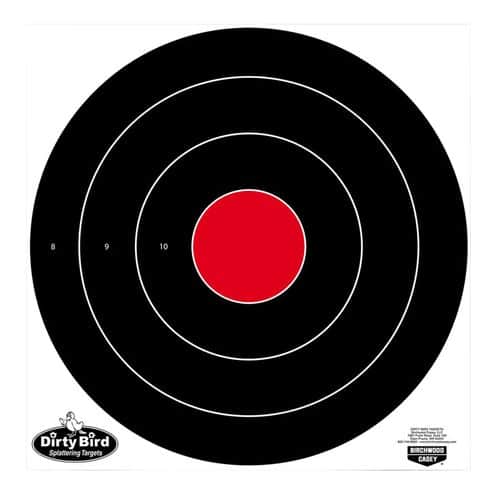Birchwood Casey 35185 Dirty Bird Bullseye Hanging Tagboard Target 17.25" 5 Per Pack Birchwood Casey 35185 Dirty Bird Bullseye Hanging Tagboard Target 17.25" 5 Per Pack