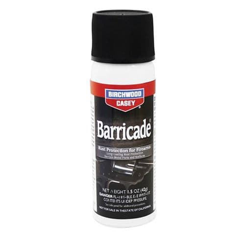 Birchwood Casey 33127 Barricade Rust Protection Aerosol 1.5 oz Birchwood Casey 33127 Barricade Rust Protection Aerosol 1.5 oz