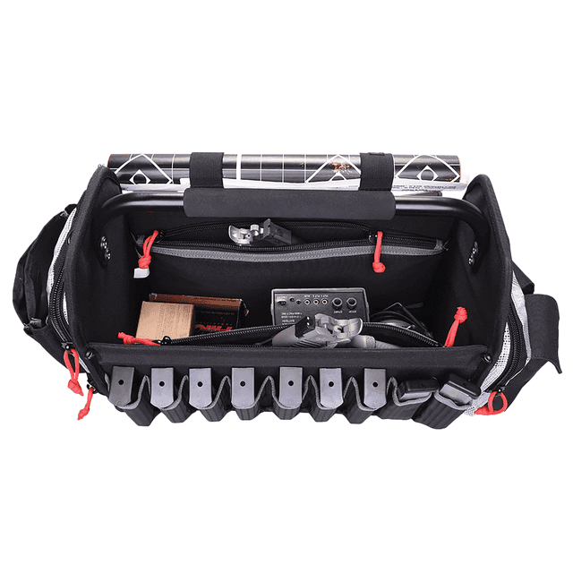 GPS Bags 1708RTB Tote Black 600D Polyester with Storage Pockets, Pull-Out Rain Cover & Visual ID Storage System GPS Bags 1708RTB Tote Black 600D Polyester with Storage Pockets, Pull-Out Rain Cover & Visual ID Storage System