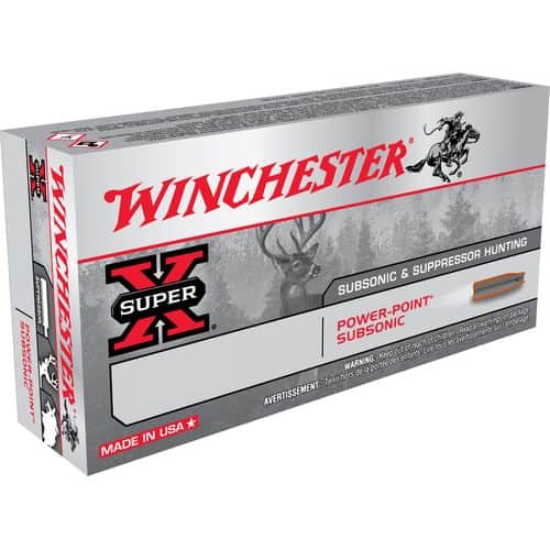 Winchester Ammo Power-Point 308 Win 185 gr Power Point Subsonic - X308SUBX Winchester Ammo Power-Point 308 Win 185 gr Power Point Subsonic - X308SUBX