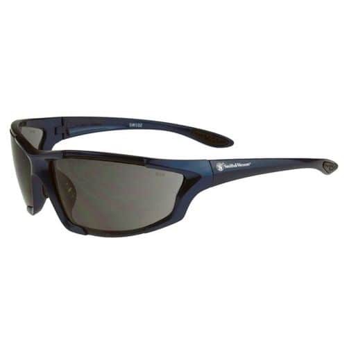 Smith & Wesson M&P Shooting Glasses Blue Frame & Smoke AF Lenses Smith & Wesson M&P Shooting Glasses Blue Frame & Smoke AF Lenses