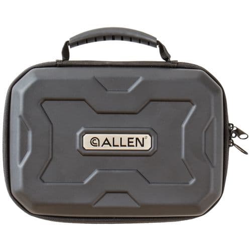 Allen 829 EXO Handgun Case Black Polymer with Molded Carry Handle, Egg Crate Foam & Lockable Zippers 9" x 6.25" Interior Dimensions 2 Allen 829 EXO Handgun Case Black Polymer with Molded Carry Handle, Egg Crate Foam & Lockable Zippers 9" x 6.25" Interior Dimensions 2