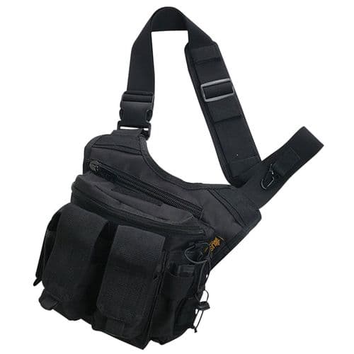 US PeaceKeeper P20307 Rapid Deployment Pack Shoulder Sling 600D Polyester Black 12" L x 10" H x 3" D US PeaceKeeper P20307 Rapid Deployment Pack Shoulder Sling 600D Polyester Black 12" L x 10" H x 3" D