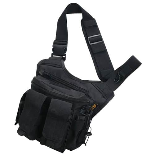 US PeaceKeeper P20307 Rapid Deployment Pack Shoulder Sling 600D Polyester Black 12" L x 10" H x 3" D US PeaceKeeper P20307 Rapid Deployment Pack Shoulder Sling 600D Polyester Black 12" L x 10" H x 3" D