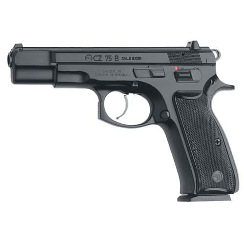 CZ-USA 01102 CZ 75 B *CA Compliant 9mm Luger 4.60" 10+1 Black Black Steel Slide Black Polymer Grip CZ-USA 01102 CZ 75 B *CA Compliant 9mm Luger 4.60" 10+1 Black Black Steel Slide Black Polymer Grip