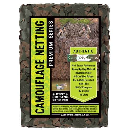 Camo Systems LW03B Premium Ultra-Lite Green/Brown 7.10' H x 9.10' L Ripstop Camo Systems LW03B Premium Ultra-Lite Green/Brown 7.10' H x 9.10' L Ripstop