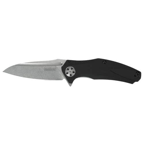 Kershaw 7007 Natrix 3.25" Folding Drop Point Plain Stonewash 8Cr13MoV SS Blade G10 Black Handle Kershaw 7007 Natrix 3.25" Folding Drop Point Plain Stonewash 8Cr13MoV SS Blade G10 Black Handle
