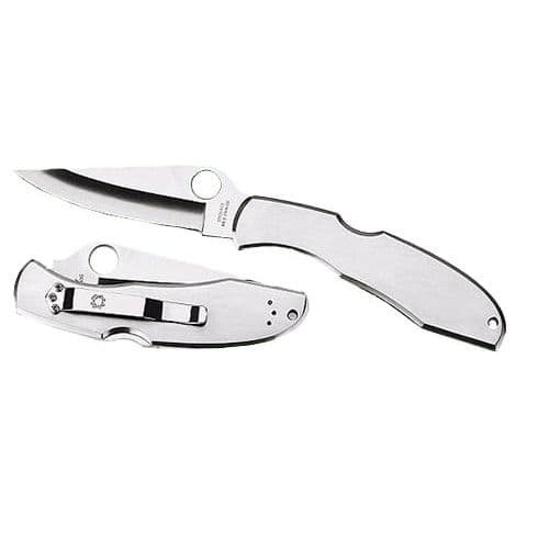 Spyderco C10P Endura II 3.88" Folding Drop Point Plain VG-10 Stainless Steel Blade/Stainless Handle 2 Spyderco C10P Endura II 3.88" Folding Drop Point Plain VG-10 Stainless Steel Blade/Stainless Handle 2