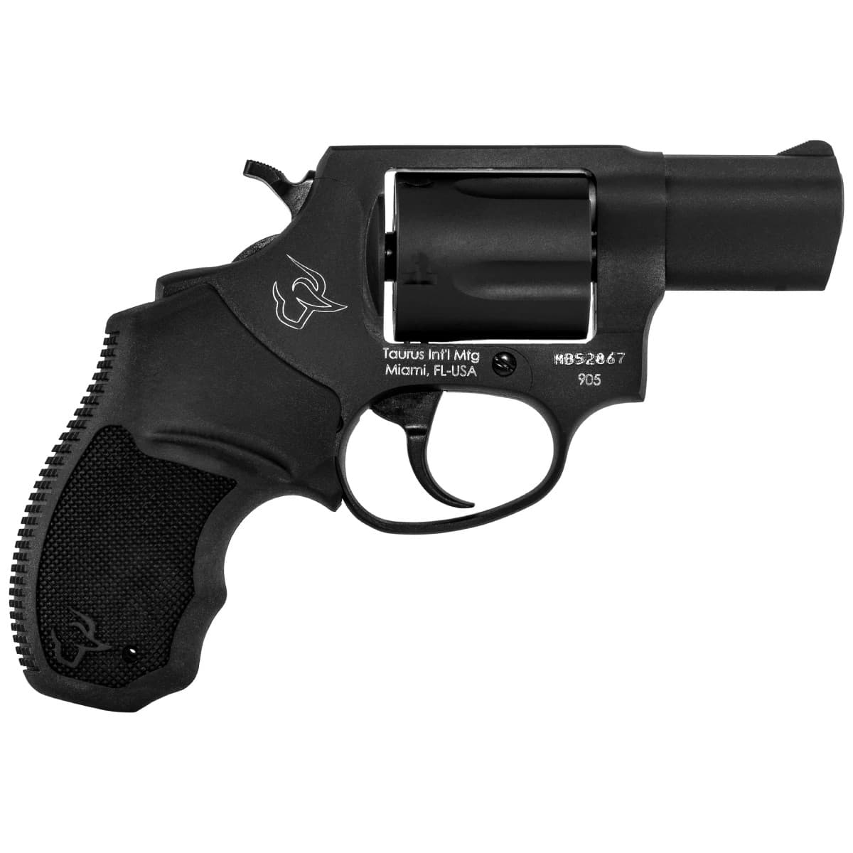 Taurus 2-905021 905 Small 9mm Luger 5 Shot 2" Matte Black Oxide Stainless Steel Taurus 2-905021 905 Small 9mm Luger 5 Shot 2" Matte Black Oxide Stainless Steel