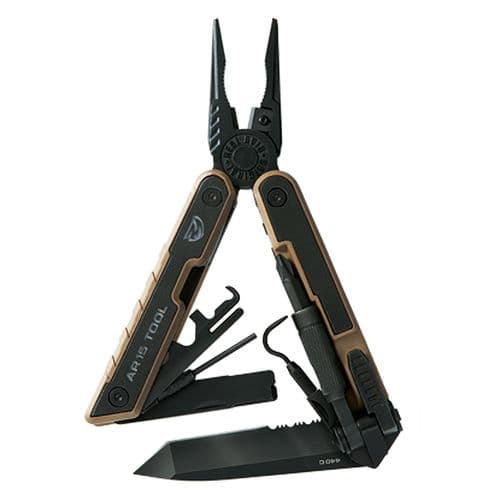 Real Avid AVAR15T AR15 Tool Black 3.25" 440C Stainless Steel Part Serrated G10 Black Handle AR-Platform Real Avid AVAR15T AR15 Tool Black 3.25" 440C Stainless Steel Part Serrated G10 Black Handle AR-Platform