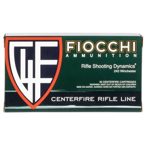 Fiocchi 243SPB Field Dynamics 243 Win 70 gr Pointed Soft Point (PSP) 20 Bx/ 10 Cs Fiocchi 243SPB Field Dynamics 243 Win 70 gr Pointed Soft Point (PSP) 20 Bx/ 10 Cs