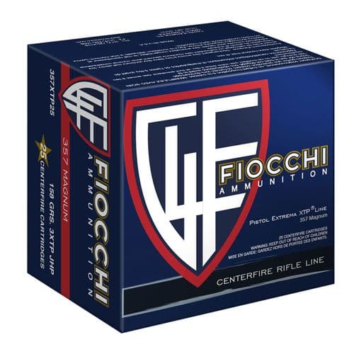 Fiocchi 357XTP25 Extrema 357 Mag 158 gr XTP Hollow Point 25 Bx/ 20 Cs Fiocchi 357XTP25 Extrema 357 Mag 158 gr XTP Hollow Point 25 Bx/ 20 Cs