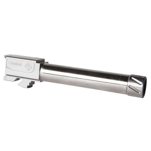 ATI ATIBG19T Replacement Barrel 9mm Luger 4.01" Stainless Steel Finish & Material with 1/2-28" Threading & 1:10" Twist for Glock 19 ATI ATIBG19T Replacement Barrel 9mm Luger 4.01" Stainless Steel Finish & Material with 1/2-28" Threading & 1:10" Twist for Glock 19