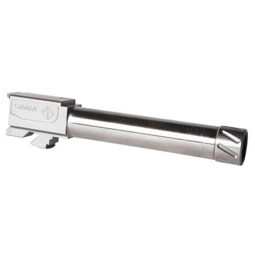 ATI ATIBG19T Replacement Barrel 9mm Luger 4.01" Stainless Steel Finish & Material with 1/2-28" Threading & 1:10" Twist for Glock 19 ATI ATIBG19T Replacement Barrel 9mm Luger 4.01" Stainless Steel Finish & Material with 1/2-28" Threading & 1:10" Twist for Glock 19