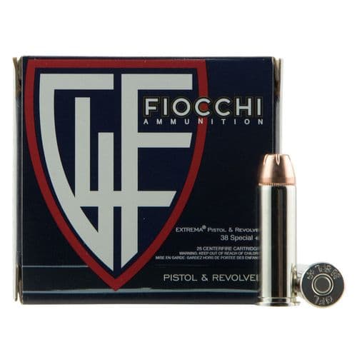 Fiocchi 38XTPP25 Extrema 38 Special +P 125 gr XTP Hollow Point 25 Bx Fiocchi 38XTPP25 Extrema 38 Special +P 125 gr XTP Hollow Point 25 Bx