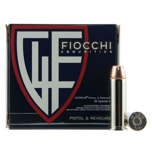 Fiocchi 38XTPP25 Extrema 38 Special +P 125 gr XTP Hollow Point 25 Bx Fiocchi 38XTPP25 Extrema 38 Special +P 125 gr XTP Hollow Point 25 Bx