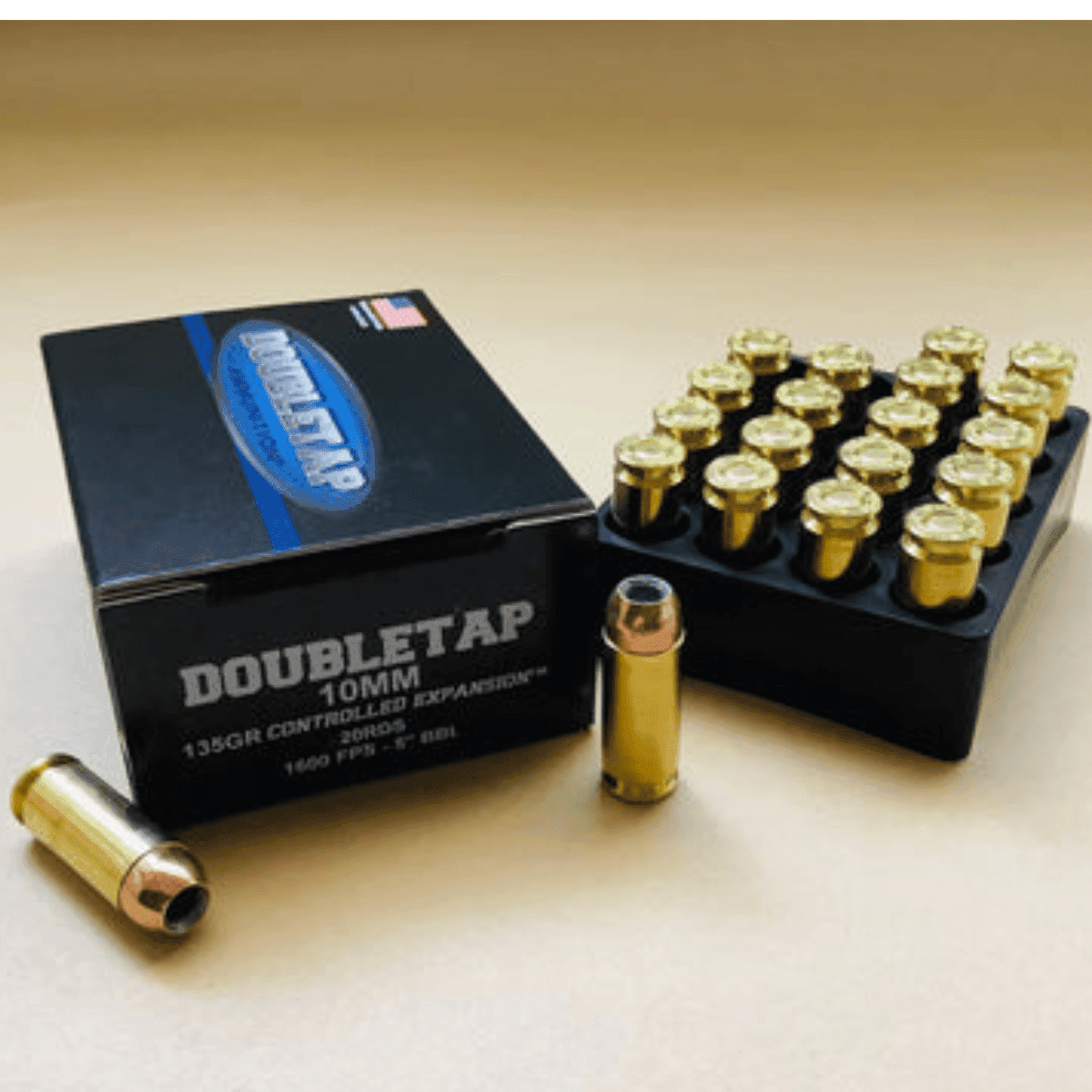 DoubleTap Ammunition Home Defense 10mm Auto Jacket Hollow Point 135 grain, 20 Per Box - 10MM135CE DoubleTap Ammunition Home Defense 10mm Auto Jacket Hollow Point 135 grain, 20 Per Box - 10MM135CE