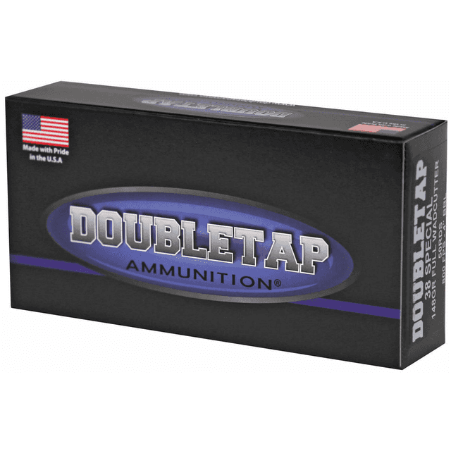 DoubleTap Ammunition Home Defense 38 Special Wadcutter 148 grain, 50 Per Box - 38SP148T50 DoubleTap Ammunition Home Defense 38 Special Wadcutter 148 grain, 50 Per Box - 38SP148T50