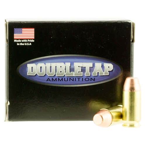 DoubleTap Ammunition 45A230FP Hunter 45 ACP 230 gr Full Metal Jacket Flat Point (FMJFP) 20 Bx DoubleTap Ammunition 45A230FP Hunter 45 ACP 230 gr Full Metal Jacket Flat Point (FMJFP) 20 Bx