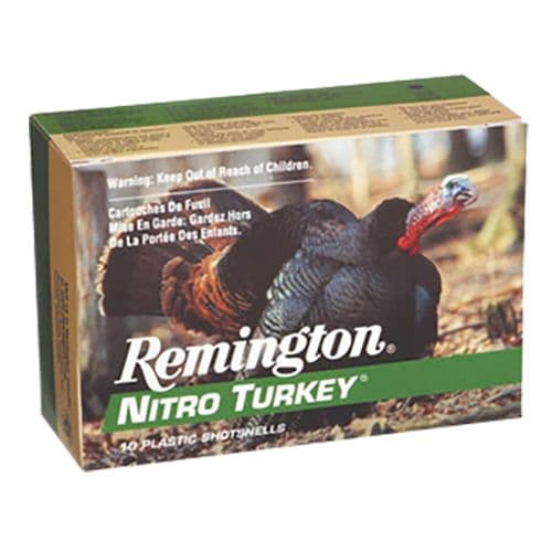 Remington Ammunition 26693 Nitro Turkey 12 Gauge 3" 1 7/8 oz 4 Shot 10 Bx/ 10 Cs Remington Ammunition 26693 Nitro Turkey 12 Gauge 3" 1 7/8 oz 4 Shot 10 Bx/ 10 Cs