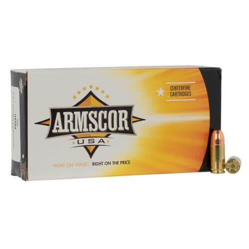 Armscor FAC95 Pistol 9mm Luger 147 gr Full Metal Jacket (FMJ) 50 Bx/ 20 Cs Armscor FAC95 Pistol 9mm Luger 147 gr Full Metal Jacket (FMJ) 50 Bx/ 20 Cs