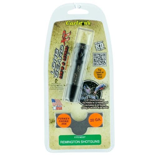 Carlson's Choke Tubes 70125 Long Beard Turkey Rem Choke 20 Gauge Turkey 17-4 Stainless Steel Blued (Ported) Carlson's Choke Tubes 70125 Long Beard Turkey Rem Choke 20 Gauge Turkey 17-4 Stainless Steel Blued (Ported)