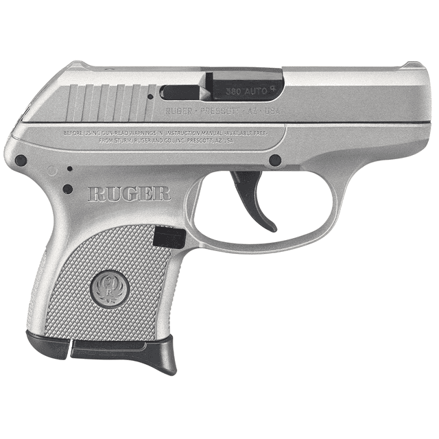 Ruger 3741 LCP Silver Cerakote Micro Concealed Carry Handgun Ruger 3741 LCP Silver Cerakote Micro Concealed Carry Handgun