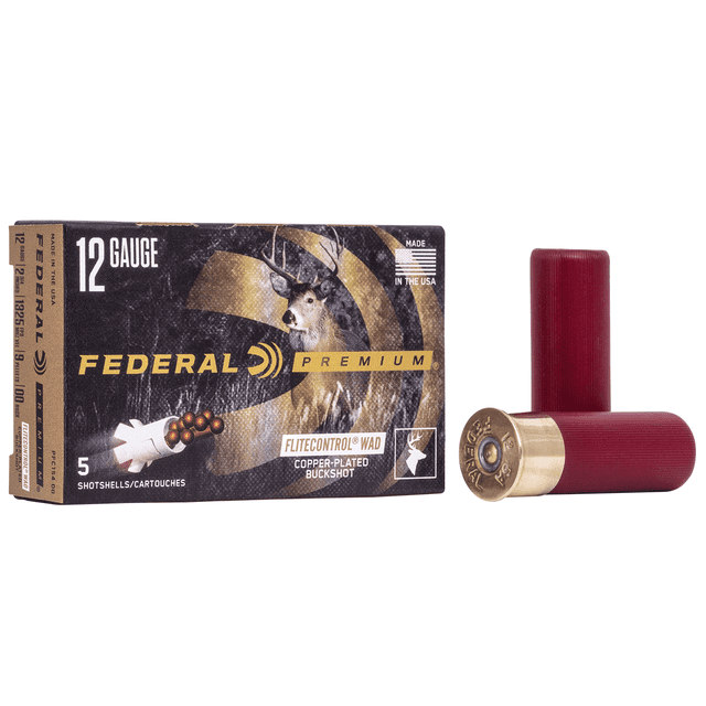 Federal PFC15400 Premium Vital-Shok 12 Gauge 2.75" 9 Pellets 00 Buck Shot 5 Bx Federal PFC15400 Premium Vital-Shok 12 Gauge 2.75" 9 Pellets 00 Buck Shot 5 Bx
