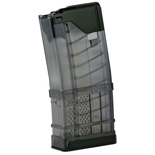 Lancer 999000232002 L5AWM  Smoke Detachable 20rd for 223 Rem, 300 Blackout, 5.56x45mm NATO AR-15 Lancer 999000232002 L5AWM  Smoke Detachable 20rd for 223 Rem, 300 Blackout, 5.56x45mm NATO AR-15
